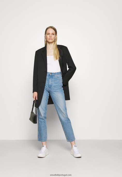 mulheres Pacote com 3 camisetas básicas brancas F4BZ0D328 Anna Field