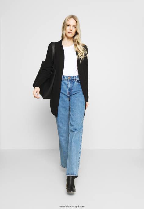 mulheres Pacote com 3 camisetas básicas preto/branco/cinza claro manchado F4BZ0D266 Anna Field