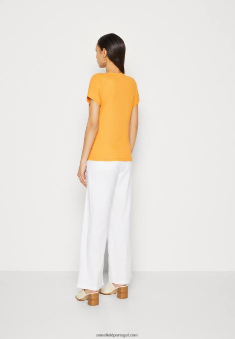 mulheres blusa amarela escura F4BZ0D267 Anna Field