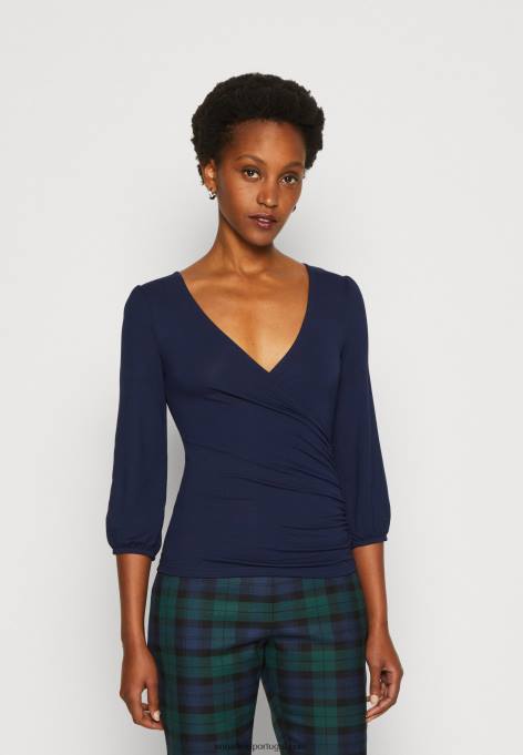 mulheres blusa manga longa azul escuro F4BZ0D536 Anna Field