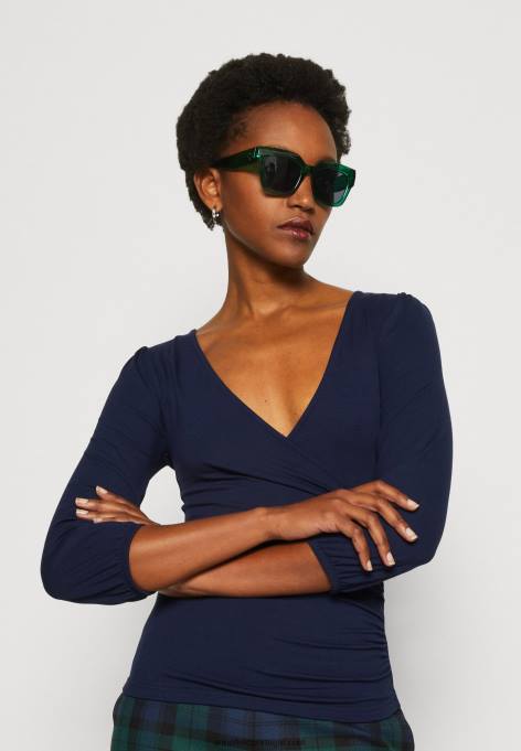 mulheres blusa manga longa azul escuro F4BZ0D536 Anna Field