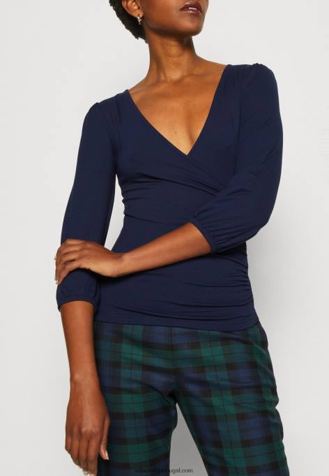 mulheres blusa manga longa azul escuro F4BZ0D536 Anna Field