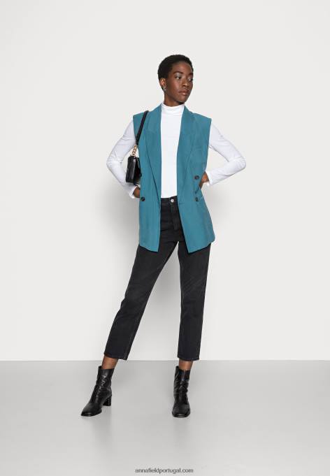 mulheres blusa manga longa branca F4BZ0D527 Anna Field