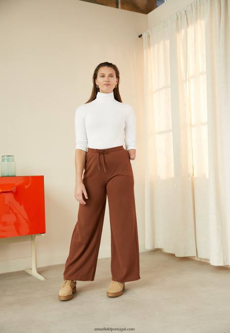 mulheres blusa manga longa branca F4BZ0D560 Anna Field