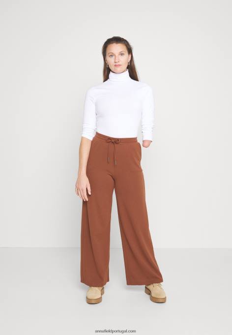 mulheres blusa manga longa branca F4BZ0D560 Anna Field