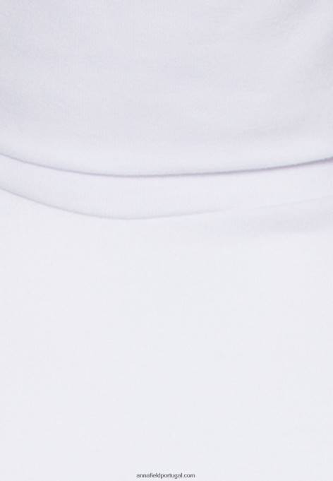 mulheres blusa manga longa branca F4BZ0D560 Anna Field