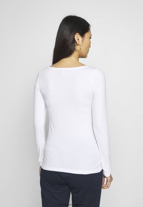 mulheres blusa manga longa branca F4BZ0D581 Anna Field