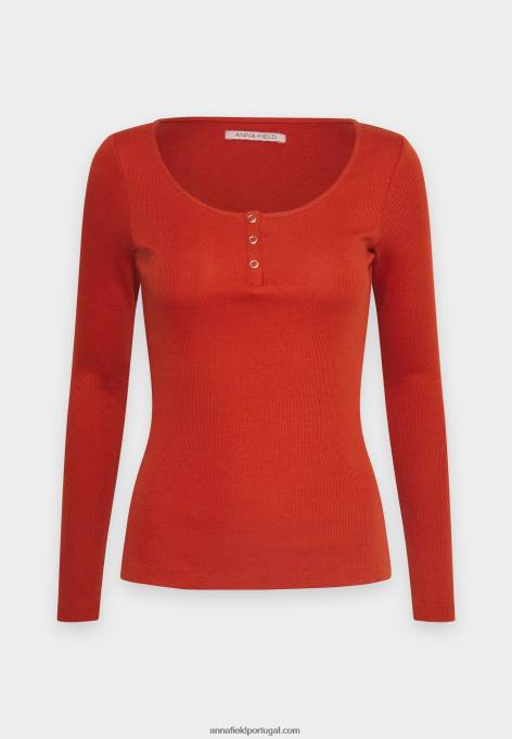 mulheres blusa manga longa marrom F4BZ0D563 Anna Field