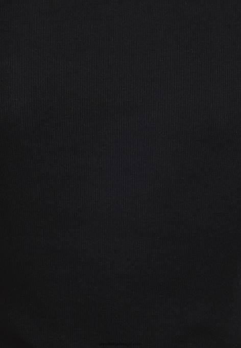 mulheres blusa manga longa preta F4BZ0D520 Anna Field