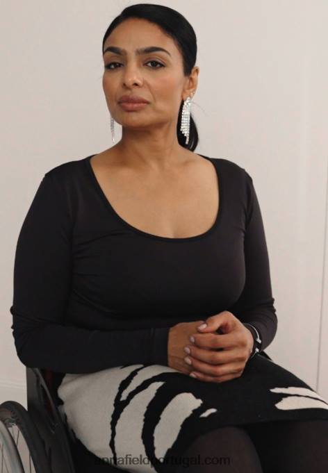 mulheres blusa manga longa preta F4BZ0D580 Anna Field