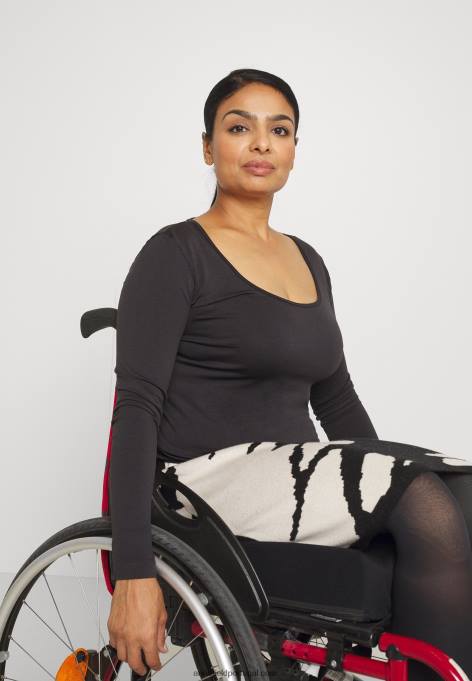 mulheres blusa manga longa preta F4BZ0D580 Anna Field