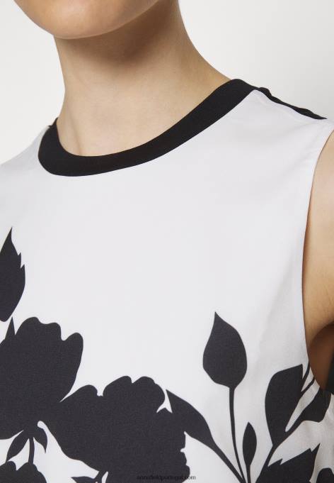 mulheres blusa preta/branca F4BZ0D504 Anna Field