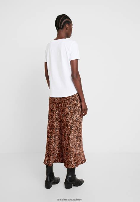 mulheres camiseta básica branca F4BZ0D247 Anna Field