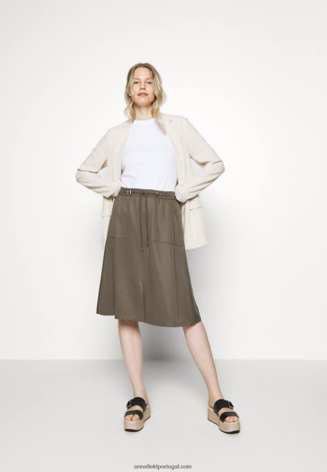 mulheres camiseta básica branca F4BZ0D304 Anna Field