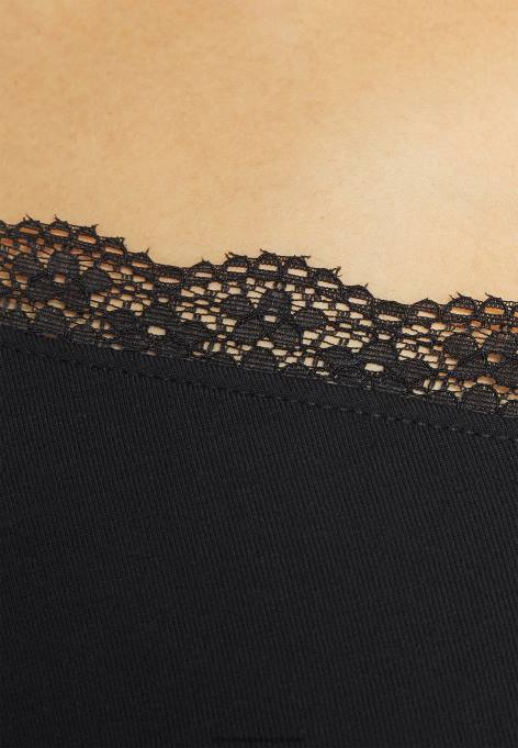 mulheres camiseta básica preta F4BZ0D288 Anna Field