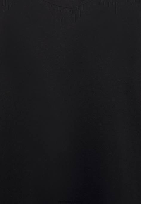 mulheres camiseta básica preta F4BZ0D341 Anna Field