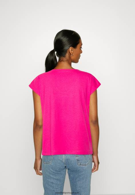 mulheres camiseta básica rosa F4BZ0D378 Anna Field