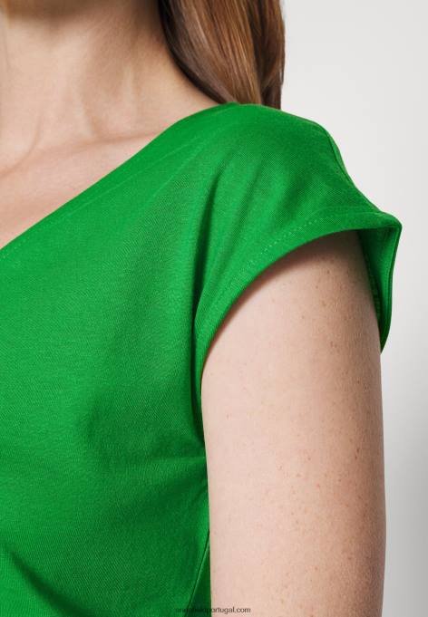 mulheres camiseta básica verde F4BZ0D296 Anna Field