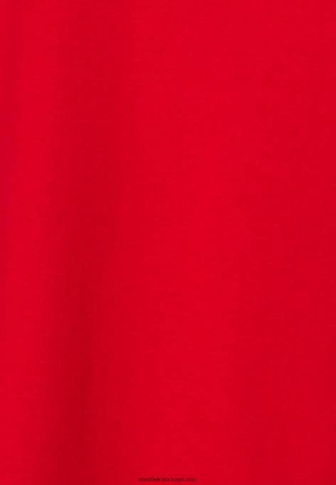 mulheres camiseta básica vermelha F4BZ0D337 Anna Field