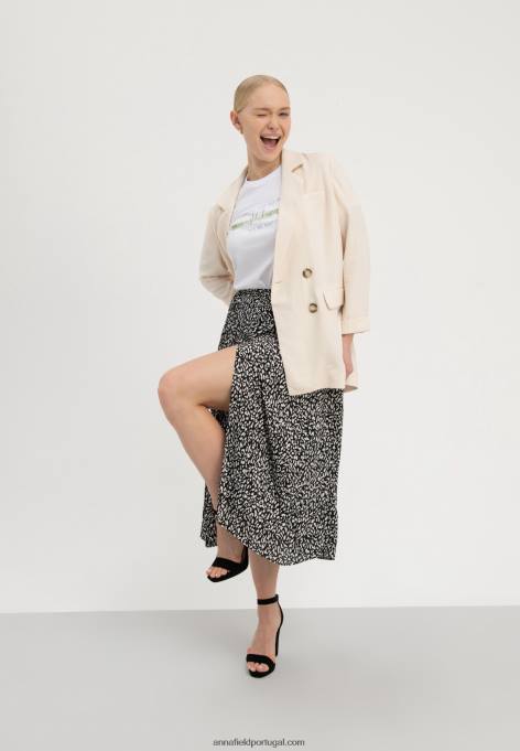 mulheres camiseta branca estampada F4BZ0D239 Anna Field