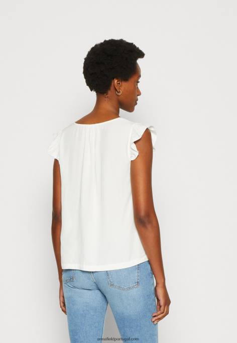 mulheres camiseta branca estampada F4BZ0D265 Anna Field