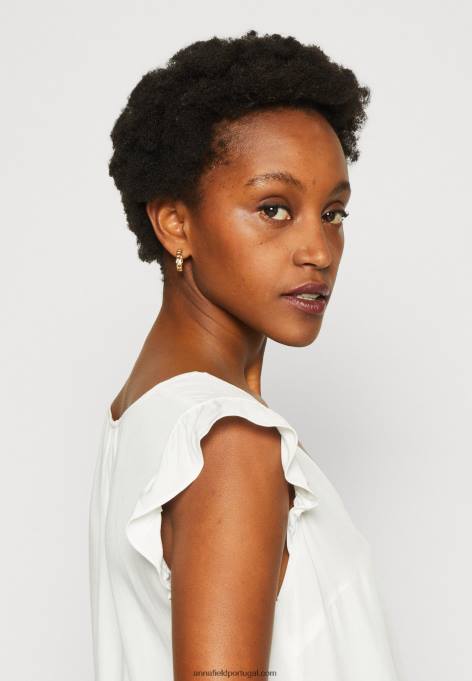 mulheres camiseta branca estampada F4BZ0D265 Anna Field