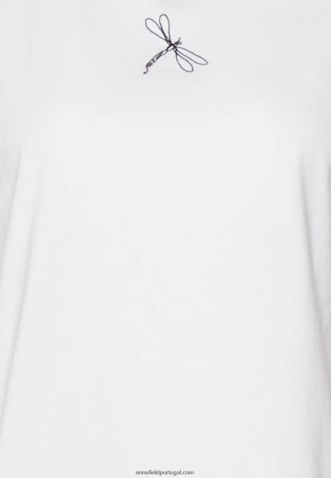 mulheres camiseta branca estampada F4BZ0D299 Anna Field