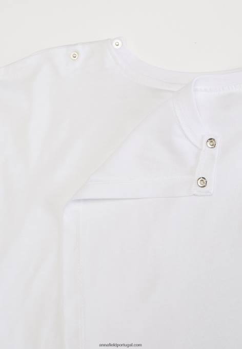 mulheres camiseta branca estampada F4BZ0D371 Anna Field