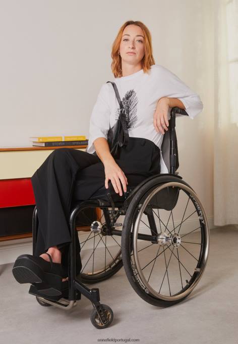 mulheres camiseta branca estampada F4BZ0D371 Anna Field