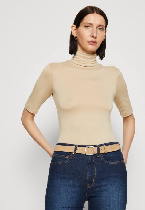 mulheres camiseta estampada areia F4BZ0D281 Anna Field