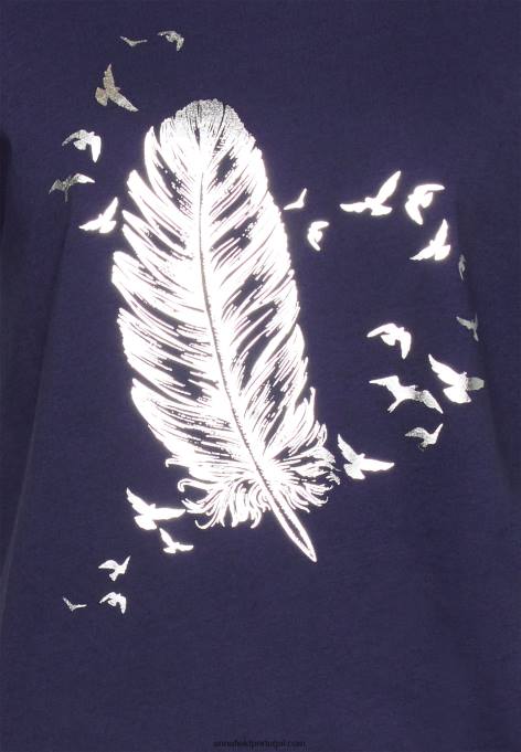 mulheres camiseta estampada azul F4BZ0D319 Anna Field