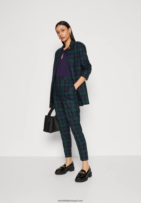 mulheres camiseta estampada azul escuro F4BZ0D355 Anna Field