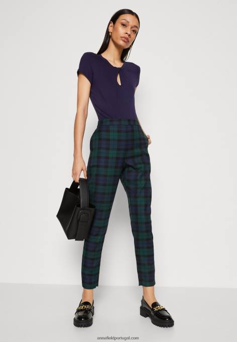 mulheres camiseta estampada azul escuro F4BZ0D355 Anna Field