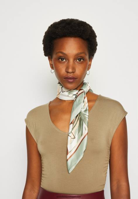 mulheres camiseta estampada bege F4BZ0D309 Anna Field