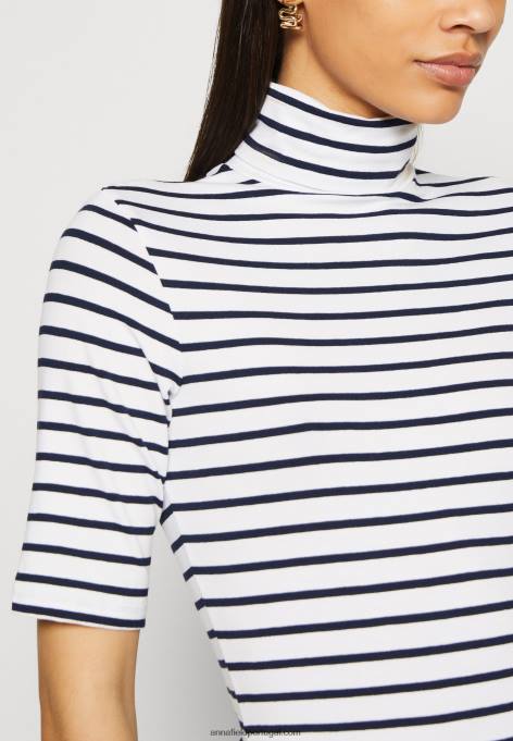 mulheres camiseta estampada branca/azul escuro F4BZ0D305 Anna Field