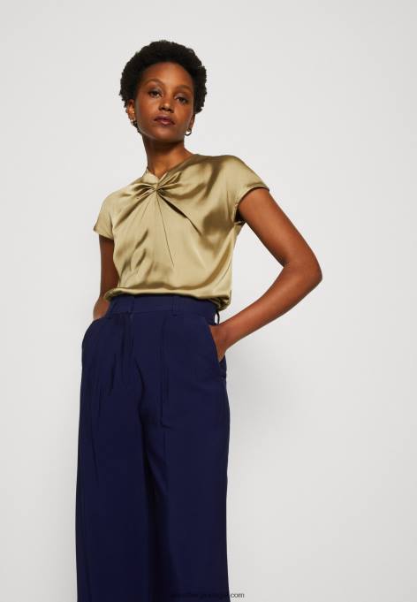 mulheres camiseta estampada caqui F4BZ0D285 Anna Field