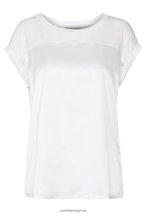 mulheres camiseta estampada off white F4BZ0D260 Anna Field