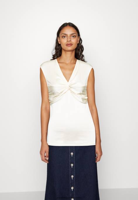 mulheres camiseta estampada off white F4BZ0D311 Anna Field