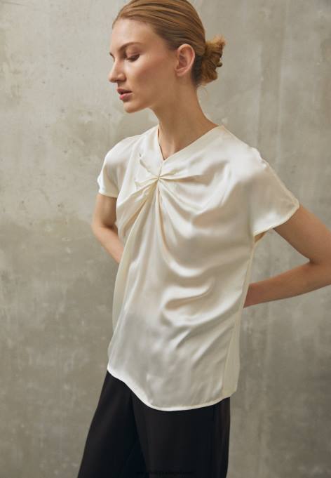 mulheres camiseta estampada off white F4BZ0D346 Anna Field
