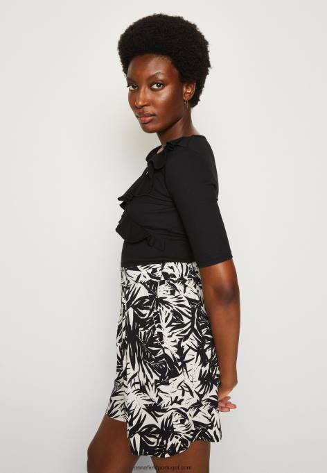 mulheres camiseta estampada preta F4BZ0D268 Anna Field