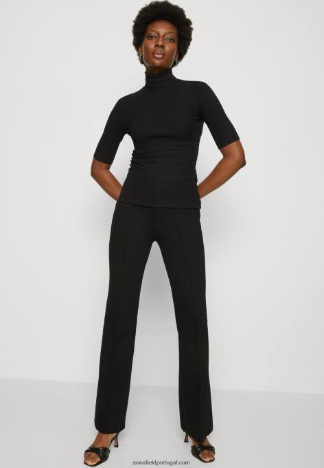 mulheres camiseta estampada preta F4BZ0D291 Anna Field