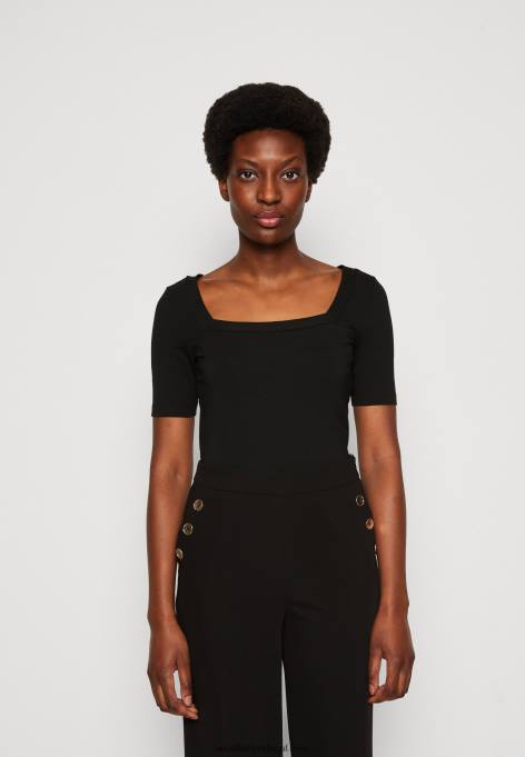 mulheres camiseta estampada preta F4BZ0D375 Anna Field