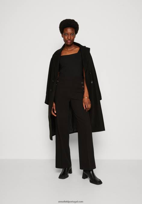 mulheres camiseta estampada preta F4BZ0D375 Anna Field