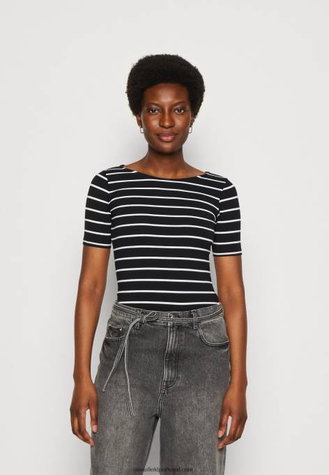 mulheres camiseta estampada preta/preta F4BZ0D366 Anna Field