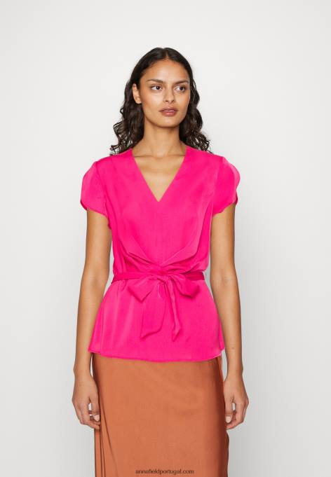 mulheres camiseta estampada rosa F4BZ0D262 Anna Field