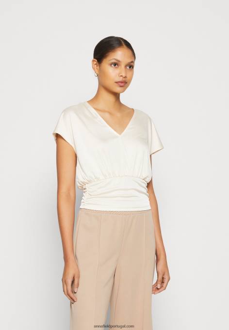 mulheres camiseta estampada rosa claro F4BZ0D237 Anna Field