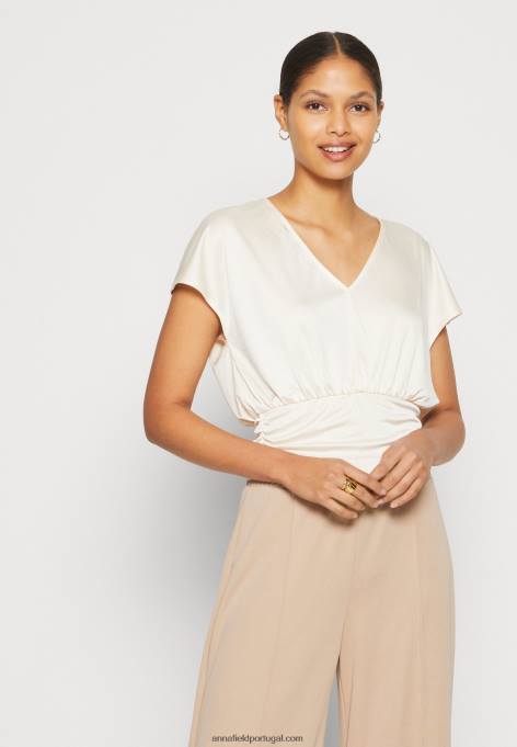 mulheres camiseta estampada rosa claro F4BZ0D237 Anna Field