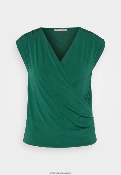 mulheres camiseta estampada verde F4BZ0D294 Anna Field