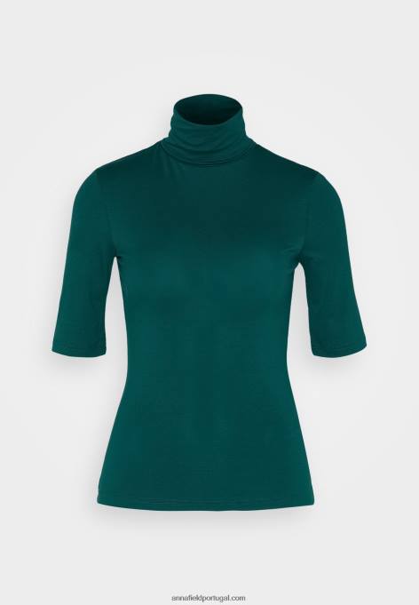 mulheres camiseta estampada verde escuro F4BZ0D286 Anna Field