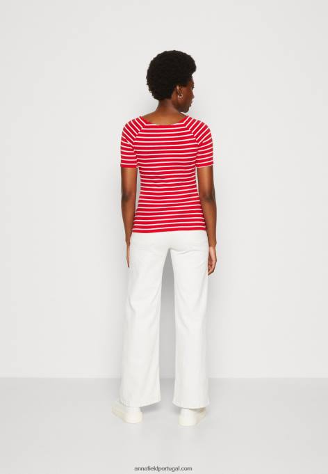 mulheres camiseta estampada vermelha/branca F4BZ0D340 Anna Field